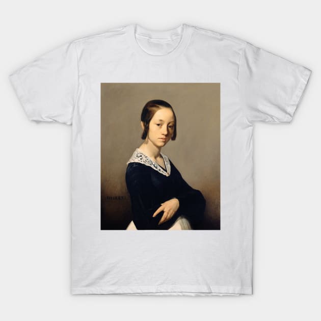 Louise-Antoinette Feuardent by Jean-Francois Millet T-Shirt by Classic Art Stall